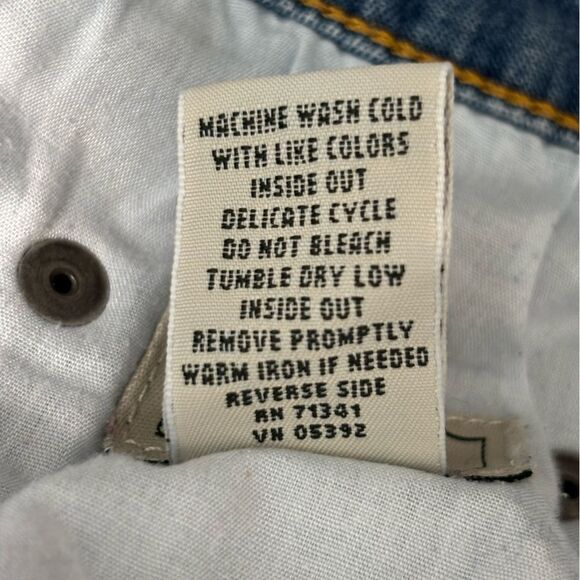 LL Bean Original Fit Relaxed Denim Jeans Womens 22W Plus Straight Relaxed Mom - Picture 10 of 10